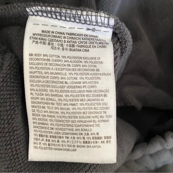 Vans x Rokit Durham Collab Charcoal Gray Sweatpants size XS - Picture 8 of 9